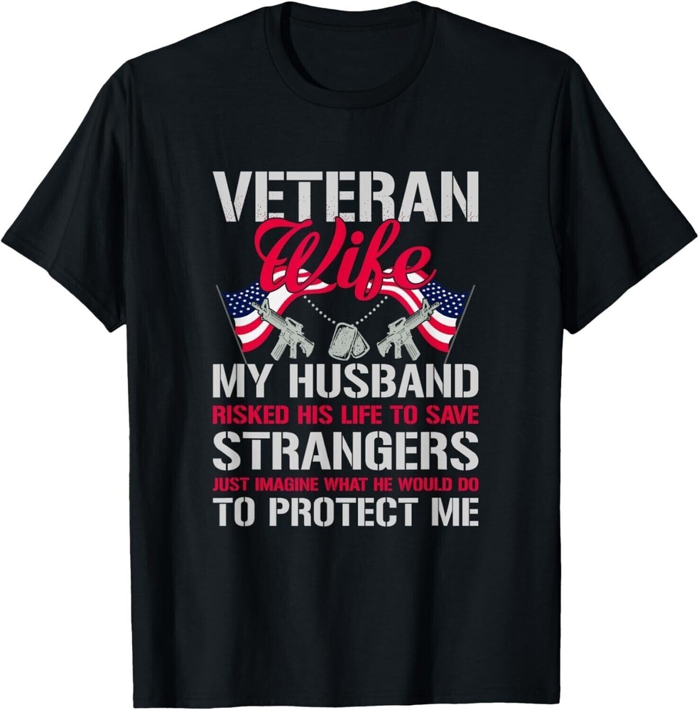 Veteran Wife USA Veterans Day US Army Veteran Mother’s Day Gift T-Shirt