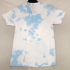 NEW SMURFS TIE DYE T SHIRT MENS SMALL S BLUE WHITE MUSHROOM NWT