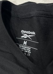 Reebok Men’s Regular Fit Short Sleeve Graphic T-Shirt, Black, Size M