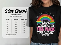 Love Whoever You Want T-Shirt – LGBTQ Pride Equality Inclusive Love Tee