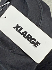 Size L – XLARGE Oval Logo Front Back Graphic T-Shirt Black