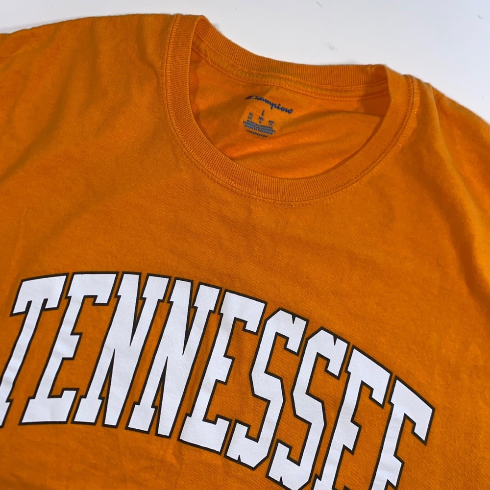 Champion Tennessee Volunteers Mens Orange Graphic T-Shirt Large H213