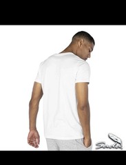 Sada Crew-Neck T-shirt Short-sleeve (3pc) 100% Cotton. Size L