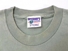 Vintage Discovery Channel Store Gecko Tee Green Size L Mens T-Shirt