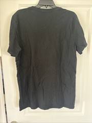 Gap Men’s Size LT Black Short Sleeve Vee Neck Tee Standard Fit V Neck T-shirt