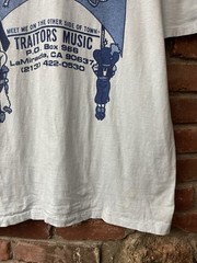Vintage 80s Traitors Music Cowboy Tee Shirt Hi Cru Stedman Size L