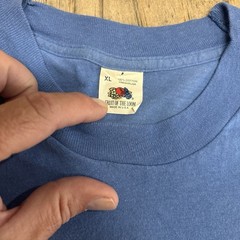 Vintage Single Stitch Texas Pride Blue Bonnet Tee Size XL