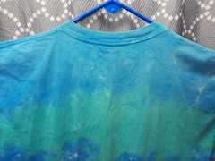 Rare Graphic THE BEATLES Yellow Submarine-Liquid Blue Tag Tie Dye ShIrt Size XL