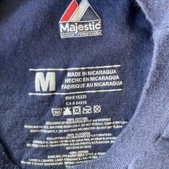 Majestic New York Yankees Men’s Short Sleeve Navy Blue T-Shirt Medium