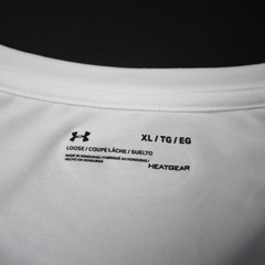Under Armour HeatGear Short Sleeve Shirt Men’s White New with Tags XL