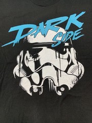 Starwars ” Darkside” StormTrooper T-shirt Mens XL Black Big Front Graphic