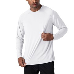 Mens Anti-UV Skin Protection T-shirt Sun Block Workout Hiking Fishing Shirt Tops