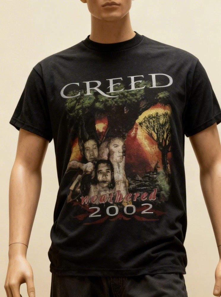 Creed Band Weathered Album Tour Shirt Unisex Cotton For Adult Tee All Size