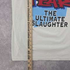 Vintage Ultimate Fighter Slaughter All Fear Sguar Creek Made In Usa Single…
