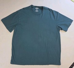 Duluth Trading Co T-Shirt Men’s 2XL Blue Green Relaxed Fit Longtail Casual Tee