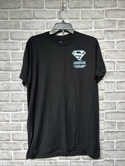 DC Comics Superman Lightning Graphic Men’s T-Shirt Size Medium Black