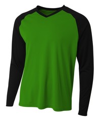 A4 Long Sleeve Strike Raglan Tee Mens N3374