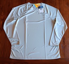 Men’s rash guard T-shirt KANU size XXL Light Gray L/S NWT