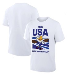 T-shirt Logo USA World Cup 2026, Cottton T-Shirt