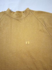 Vintage Hang Ten Shirt Mens Large Brown Single Stitch Embroidered Feet