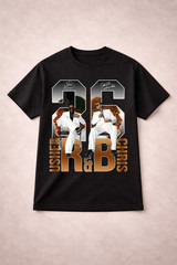 Chris Brown & Usher Concert T-Shirt R&B Legends Tour Style Graphic Tee Unisex S-