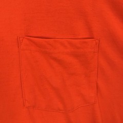 Berne Shirt Mens 4XLT Orange Long Sleeve Polyester Pocket Workwear Safety Tee
