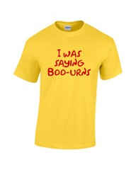 I WAS SAYING BOO-URNS T-Shirt Multi Colors S-XL The Simpsons Hans Moleman