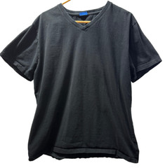 City Lab Tee Shirt T-Shirt Short Sleeve Mens Size 2XL Black Cotton V Neck