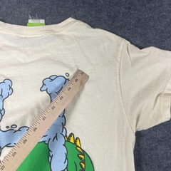 VTG Huf T Shirt Mens Small S Beige Magic Dragon Skater Skateboarding Streetwear