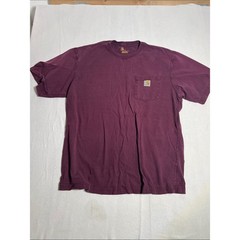 Carhartt Pocket T-Shirt in Deep Plum