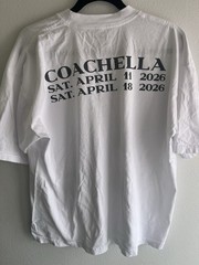 JUSTIN BIEBER COACHELLA SWAG TEE OFFICIAL MERCH SKYLRK SIZE XL