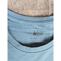 REI Co-op Men Blue Graphic T-Shirt Short Sleeve Organic Cotton Blend Mountain XL