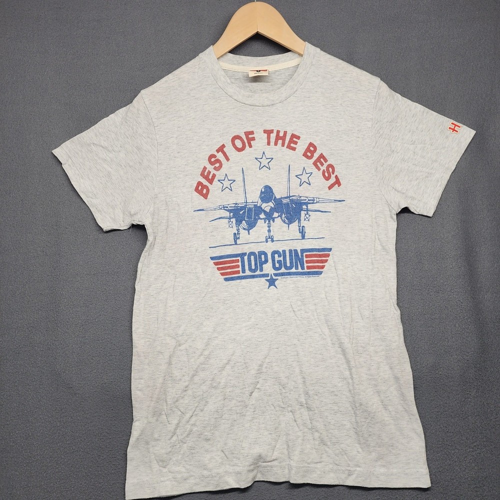 Top Gun T Shirt Homage Made in USA Adult Small Grey Best of The Best 2021