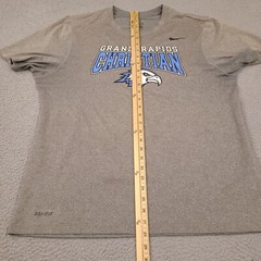 Nike Grand Rapids Christian Eagles T-Shirt Mens Teens XL Gray Dri Fit Sports