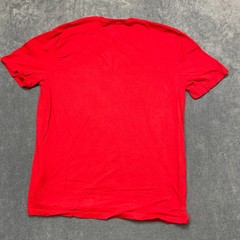 ​Tommy Hilfiger T Shirt Mens XL Red Spellout Logo Stretch Crew Neck Summer Tee