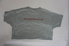2002 Property of Harvard Department of Gov XLarge Fruit of the Loom T-shirt