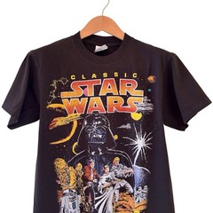 Vintage Star Wars Classic Rebels Darth Vader Modern T-Shirt REPRINT Size L