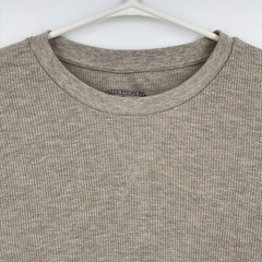 Jachs Shirt Mens XL Extra Large Long Sleeve Thermal Waffle Casual Sleep Brown