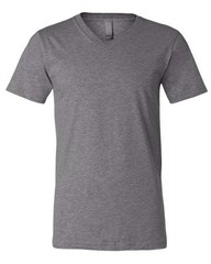 BELLA + CANVAS Unisex Heather CVC V-Neck Tee – 3005CVC