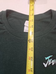 Jeep Beach 2025 Daytona Beach Florida Tiki & Sharks Scene Green T-Shirt L