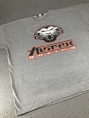 Vintage Avirex Shirt Mens 2XL Gray Y2K Cyber Streetwear Hip Hop Skater Racing