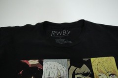 RWBY Anime Graphic T-Shirt Men’s Size L Black 100% Cotton Rooster Teeth T0503