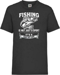 Fishing Sport Way Of Life Humour Novelty T Shirt Various Colours And Sizes