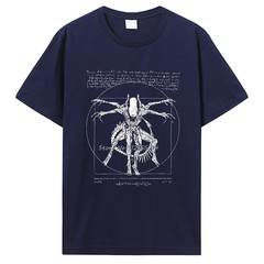 2019 Brand Tshirt Homme Tees Cool Stuff For Teenagers Da Vinci Alien T Shirt