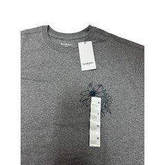 Goodfellow & Co Mens XL Heathered Gray Floral Graphic Short Sleeve T-Shirt NWT