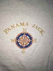 Panama Jack Men’s White Nautical Graphic Logo Crew Neck Cotton Knit Tee XL