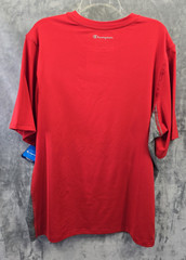 Champion Mens Double Dry Performance T-Shirt Red Short Sleeve Crewneck XL NWT