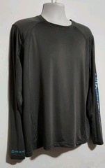 Habit Men’s Long Sleeve Grey T Shirt Size Large
