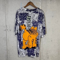 Vintage 90’s single stitch AOP Garfield with sunglasses multi colored t shirt