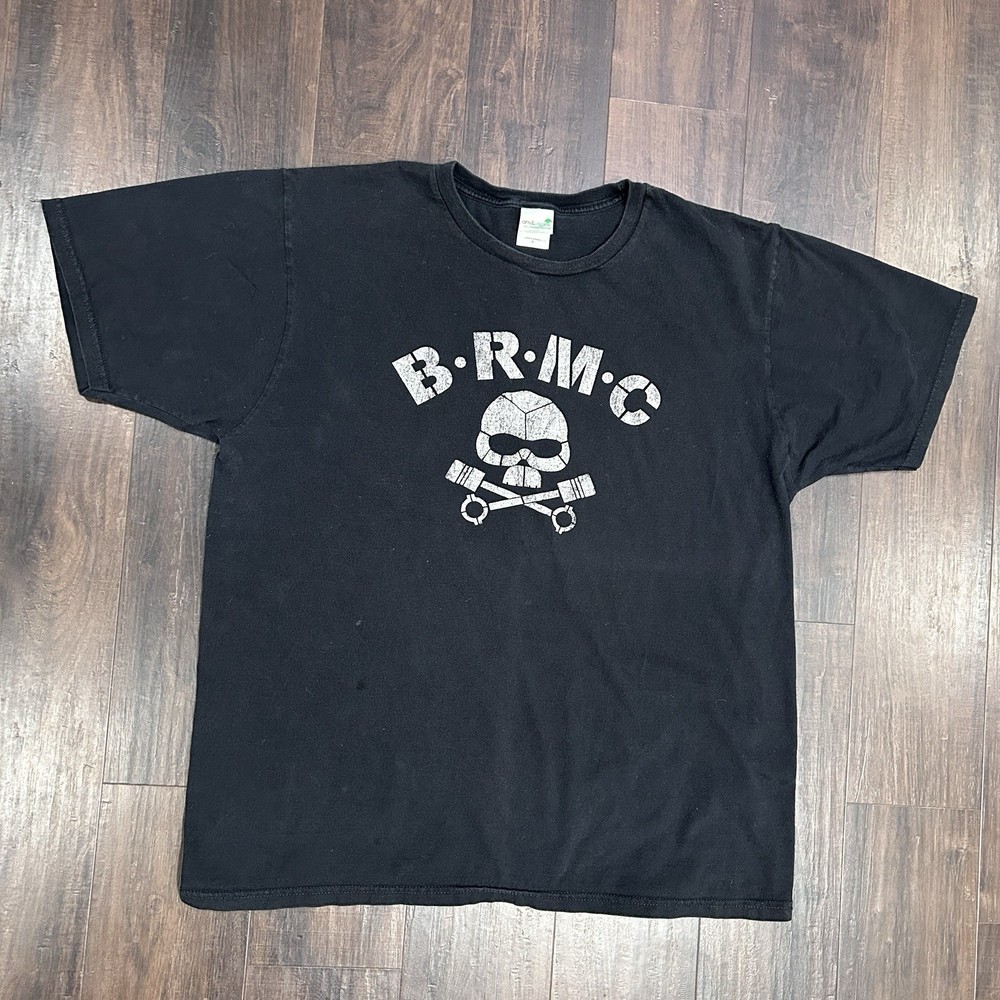 Black Rebel Motorcycle Club BRMC Band XL Shirt Skull Vintage Black